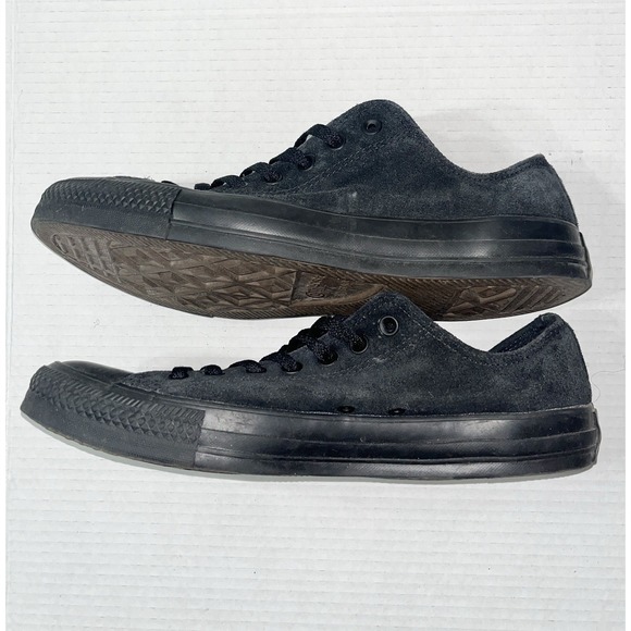 Converse Chuck Taylor All Star Sneakers Men's 11 Black Suede 142039C Hipster Emo - Picture 4 of 7